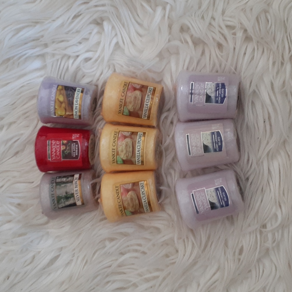 Bundle of 9 Assorted Yankee Mini Candles